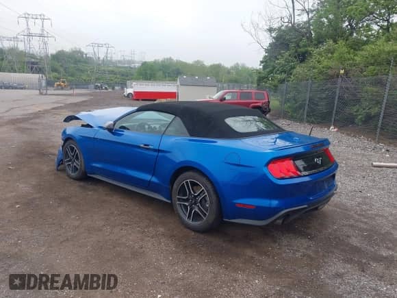 2021 Ford Mustang EcoBoost with VIN 1FATP8UH0M5110357, listed as a IAAI auction lot 42189282 with 75,494 mi miles and . Bid and sale history available at DreamBid. Image 3.
