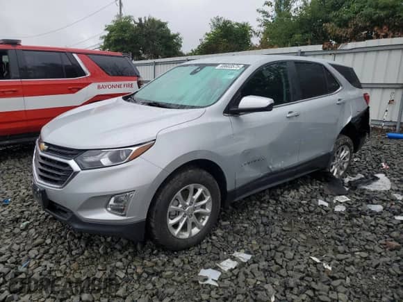 2021 Chevrolet Equinox LT with VIN 2GNAXUEV9M6160703, listed as a Copart auction lot 69603575 with 68,319 mi miles and Salvage title. Bid and sale history available at DreamBid. Image 1.