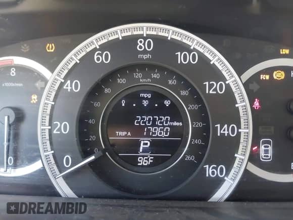 2013 Honda Accord EX-L z VIN 1HGCR2F81DA029598, wystawiony jako IAAI lot #42718353 z przebiegiem 220 720 mil mil oraz . Historia ofert i sprzedaży dostępna na DreamBid. Obrazek 15.