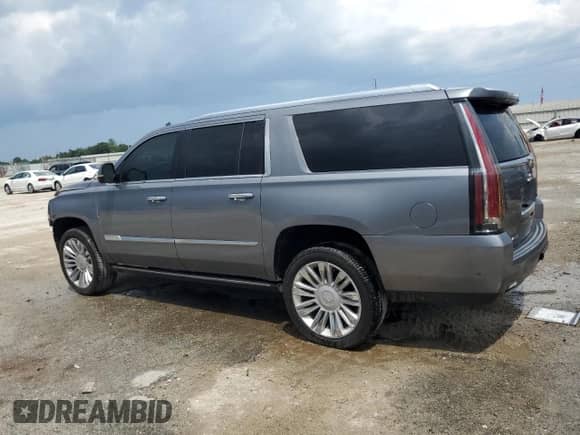 2019 Cadillac Escalade ESV Platinum с VIN 1GYS3KKJ8KR244022, выставлен на аукционе Copart как лот 69283205 с пробегом 90 489 миль миль и Списание • Salvage title. История ставок и продаж доступна на DreamBid. Изображение 2.