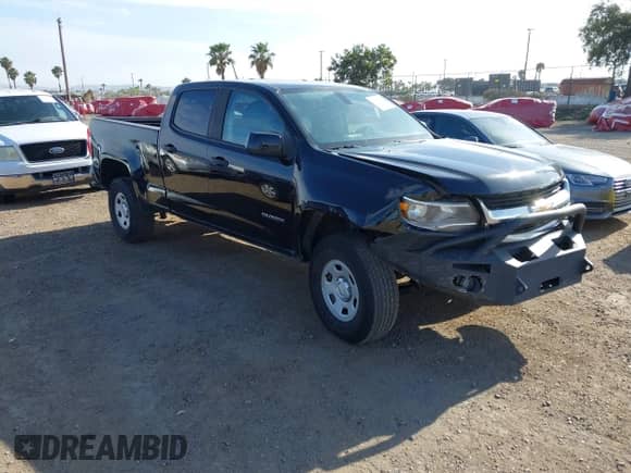 2020 Chevrolet Colorado 4WD Work Truck with VIN 1GCGTBENXL1212795, listed as a IAAI auction lot 42249330 with 46,900 mi miles and . Bid and sale history available at DreamBid. Image 1.