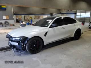 2022 BMW M3 Competition xDrive with VIN WBS43AY03NFM31044, listed as a Copart auction lot 84862834 with 19,417 mi miles and Salvage title. Bid and sale history available at DreamBid. Image 1.