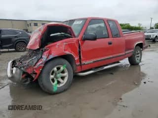 1996 GMC Sierra 1500 with VIN 2GTEC19W5T1518141, listed as a Copart auction lot 51842195 with 351,759 mi miles and Salvage title. Bid and sale history available at DreamBid. Image 1.