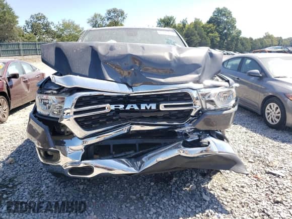 2022 Ram 1500 Big Horn с VIN 1C6RREBT9NN201513, выставлен на аукционе Copart как лот 81226265 с пробегом 20 274 миль миль и Списание • Salvage title. История ставок и продаж доступна на DreamBid. Изображение 5.