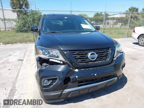 2019 Nissan Pathfinder SL with VIN 5N1DR2MN9KC599969, listed as a IAAI auction lot 41852389 with 186,285 mi miles and . Bid and sale history available at DreamBid. Image 6.