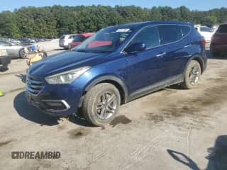 2017 Hyundai Santa Fe 2.4L with VIN 5XYZT3LB0HG468815, listed as a Copart auction lot 85317385 with 127,275 mi miles and Clean title. Bid and sale history available at DreamBid. Image 1.
