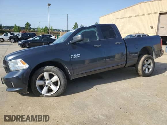2014 Ram 1500 Tradesman with VIN 1C6RR7FG6ES467596, listed as a Copart auction lot 56913895 with 172,510 mi miles and Salvage title. Bid and sale history available at DreamBid. Image 1.