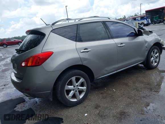 2009 Nissan Murano SL with VIN JN8AZ18U99W101107, listed as a IAAI auction lot 42816964 with 133,092 mi miles and . Bid and sale history available at DreamBid. Image 4.