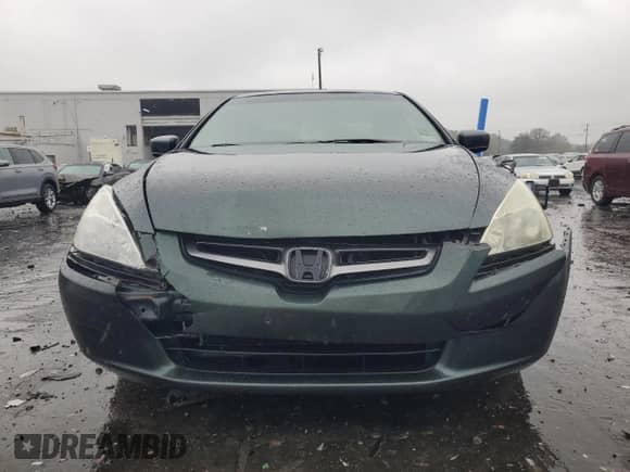 2005 Honda Accord LX with VIN 1HGCM55435A121392, listed as a Copart auction lot 80940055 with 155,913 mi miles and Salvage title. Bid and sale history available at DreamBid. Image 5.