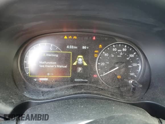 2022 Nissan Kicks SR z VIN 3N1CP5DV1NL511824, wystawiony jako Copart lot #57610535 z przebiegiem 68 909 mil mil oraz Szkoda całkowita • Salvage title. Historia ofert i sprzedaży dostępna na DreamBid. Obrazek 9.