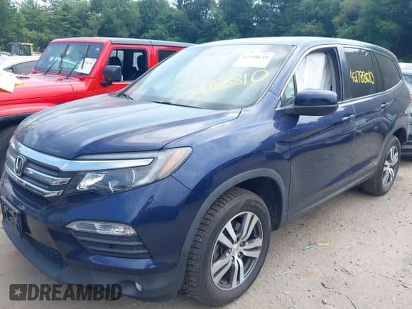 2017 Honda Pilot EX-L z VIN 5FNYF6H57HB048743, wystawiony jako IAAI lot #42788810 z przebiegiem 101 175 mil mil oraz . Historia ofert i sprzedaży dostępna na DreamBid. Obrazek 2.