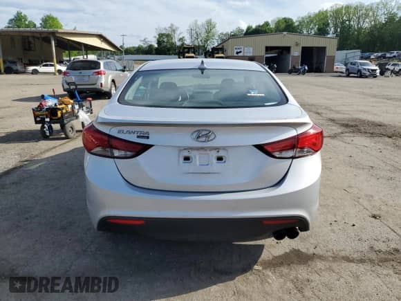 2014 Hyundai Elantra with VIN KMHDH6AH8EU028691, listed as a Copart auction lot 57081515 with 93,198 mi miles and Salvage title. Bid and sale history available at DreamBid. Image 6.