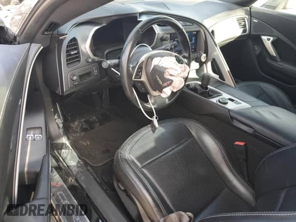 2015 Chevrolet Corvette Z51 1LT with VIN 1G1YG3D70F5105746, listed as a Copart auction lot 87273415 with 29,586 mi miles and Salvage title. Bid and sale history available at DreamBid. Image 8.