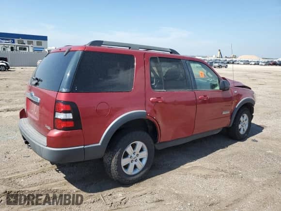 2007 Ford Explorer XLT with VIN 1FMEU73E27UB65203, listed as a Copart auction lot 80198405 with 163,679 mi miles and Salvage title. Bid and sale history available at DreamBid. Image 3.