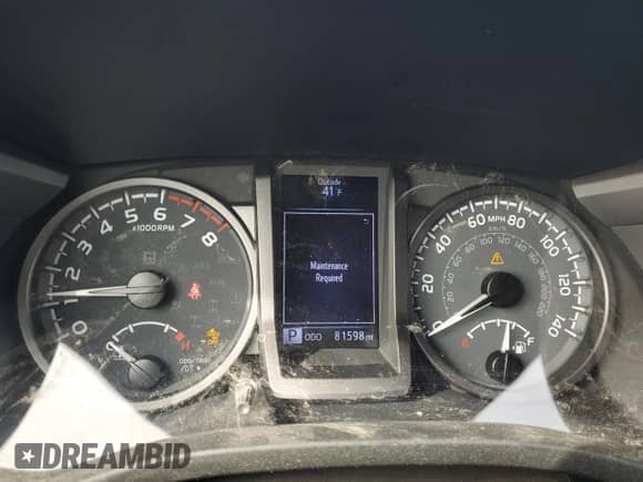 2021 Toyota Tacoma SR5 with VIN 5TFAZ5CNXMX097509, listed as a Copart auction lot 45132385 with 81,598 mi miles and Salvage title. Bid and sale history available at DreamBid. Image 9.