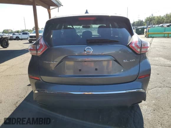 2016 Nissan Murano SL с VIN 5N1AZ2MH2GN163943, выставлен на аукционе Copart как лот 69382255 с пробегом 76 722 миль миль и Списание • Salvage title. История ставок и продаж доступна на DreamBid. Изображение 6.