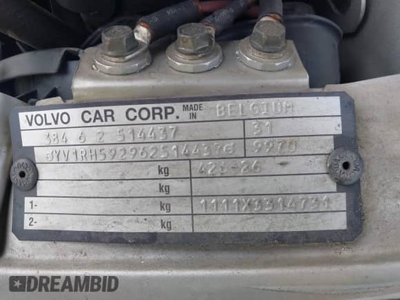 2006 Volvo S60 2.5L Turbo с VIN YV1RH592962514437, выставлен на аукционе IAAI как лот 42914280 с пробегом 127 520 миль миль и . История ставок и продаж доступна на DreamBid. Изображение 9.