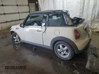 2007 MINI Hardtop with VIN WMWMF33577TL78296, listed as a Copart auction lot 59491215 with Not provided miles and Salvage title. Bid and sale history available at DreamBid. Image 2.