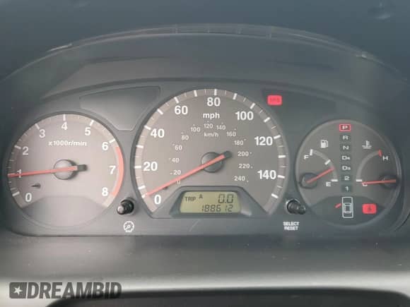 2002 Honda Accord EX with VIN 1HGCG22522A001582, listed as a Copart auction lot 70493645 with 188,612 mi miles and Salvage title. Bid and sale history available at DreamBid. Image 9.