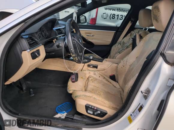 2017 BMW 4 Series 440i with VIN WBA4E3C39HG826209, listed as a Copart auction lot 74216254 with Not provided miles and Salvage title. Bid and sale history available at DreamBid. Image 7.