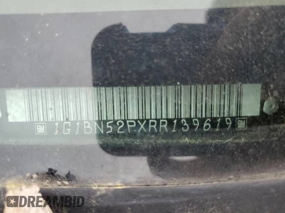 1994 Chevrolet Caprice LS с VIN 1G1BN52PXRR139619, выставлен на аукционе Copart как лот 55675345 с пробегом Не указан миль и Чистый • Clean title. История ставок и продаж доступна на DreamBid. Изображение 12.