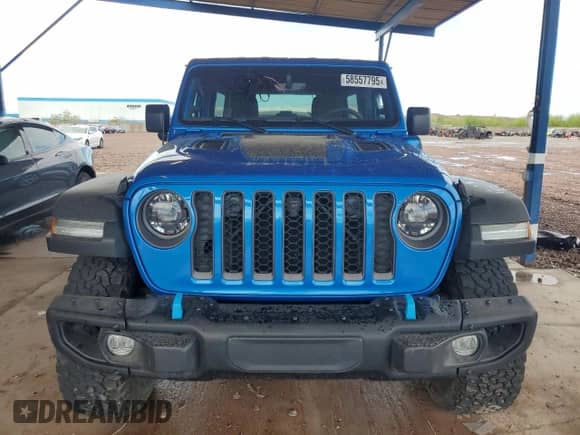 2023 Jeep Wrangler Rubicon с VIN 1C4JJXR69PW581362, выставлен на аукционе Copart как лот 58557795 с пробегом 34 357 миль миль и Списание • Salvage title. История ставок и продаж доступна на DreamBid. Изображение 5.