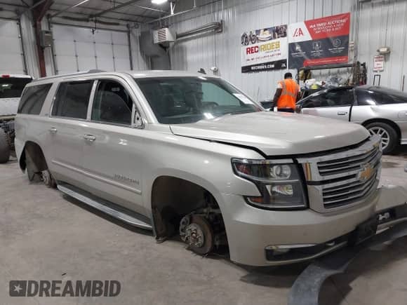 2015 Chevrolet Suburban LTZ с VIN 1GNSKKKC9FR289610, выставлен на аукционе IAAI как лот 43007568 с пробегом 119 196 миль миль и . История ставок и продаж доступна на DreamBid. Изображение 1.
