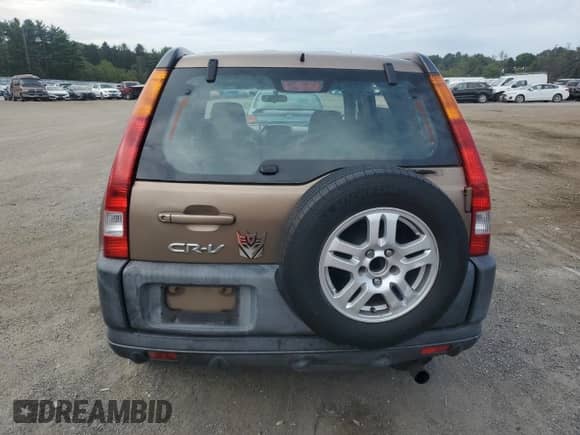 2002 Honda CR-V EX with VIN SHSRD78862U012259, listed as a Copart auction lot 80402145 with 244,049 mi miles and Salvage title. Bid and sale history available at DreamBid. Image 6.