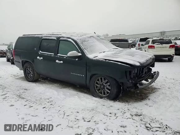 2008 Chevrolet Suburban LTZ with VIN 3GNFK16Y58G195633, listed as a Copart auction lot 43244645 with 201,312 mi miles and Clean title. Bid and sale history available at DreamBid. Image 12.