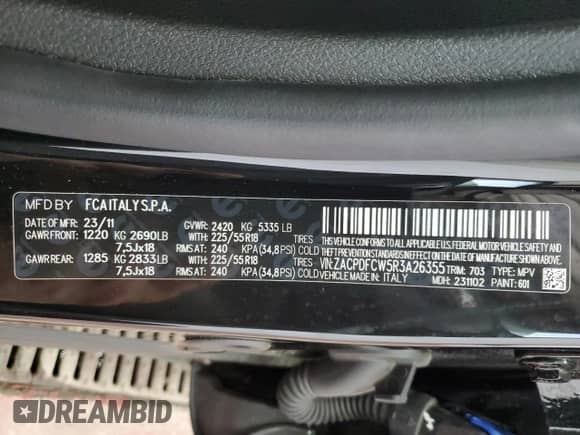 2024 Dodge Hornet R/T z VIN ZACPDFCW5R3A26355, wystawiony jako Copart lot #73395314 z przebiegiem 10 700 mil mil oraz Czysty tytuł • Clean title. Historia ofert i sprzedaży dostępna na DreamBid. Obrazek 14.