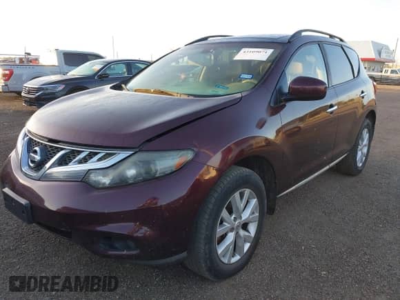 2014 Nissan Murano S с VIN JN8AZ1MU6EW421761, выставлен на аукционе IAAI как лот 43109071 с пробегом 163 582 миль миль и . История ставок и продаж доступна на DreamBid. Изображение 2.