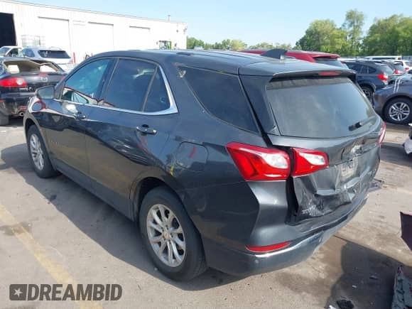 2019 Chevrolet Equinox LT with VIN 2GNAXJEV3K6247122, listed as a IAAI auction lot 42583377 with 83,549 mi miles and . Bid and sale history available at DreamBid. Image 3.