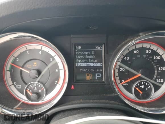 2012 Dodge Durango SXT with VIN 1C4RDJAG2CC312465, listed as a Copart auction lot 67049795 with 194,265 mi miles and Salvage title. Bid and sale history available at DreamBid. Image 9.