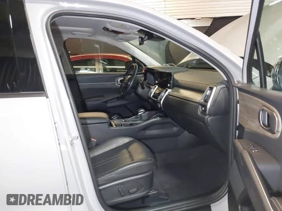 2023 Kia Sorento X-Line EX with VIN 5XYRHDLF4PG247484, listed as a IAAI auction lot 42482714 with 24,692 mi miles and . Bid and sale history available at DreamBid. Image 5.
