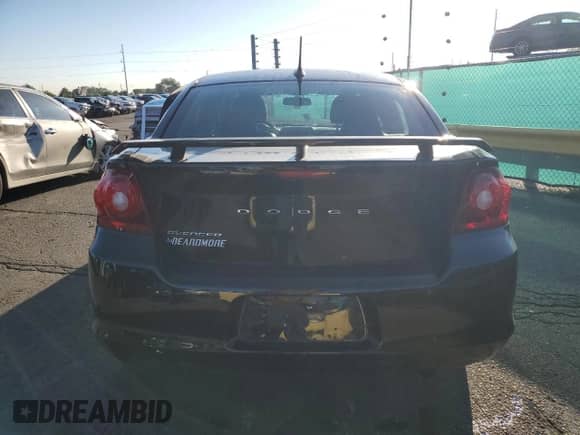 2013 Dodge Avenger SXT with VIN 1C3CDZCB4DN632970, listed as a Copart auction lot 81485725 with 97,471 mi miles and Salvage title. Bid and sale history available at DreamBid. Image 6.