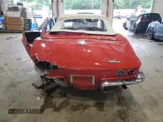 1964 Chevrolet Corvette with VIN 40867S107731, listed as a Copart auction lot 58799565 with 61,192 mi miles and Salvage title. Bid and sale history available at DreamBid. Image 6.