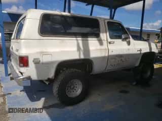 1982 Chevrolet Blazer с VIN 1G8EK18C5CF119968, выставлен на аукционе Copart как лот 83773345 с пробегом 10 071 миль миль и Чистый • Clean title. История ставок и продаж доступна на DreamBid. Изображение 3.