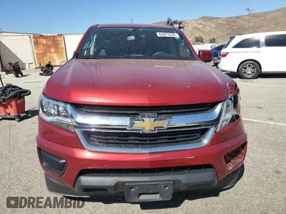 2020 Chevrolet Colorado 2WD LT with VIN 1GCGSCEA7L1104009, listed as a Copart auction lot 63877245 with 93,422 mi miles and Salvage title. Bid and sale history available at DreamBid. Image 5.