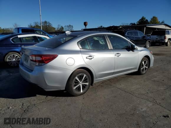 2019 Subaru Impreza Premium with VIN 4S3GKAD62K3603465, listed as a Copart auction lot 84746835 with 54,504 mi miles and Salvage title. Bid and sale history available at DreamBid. Image 3.