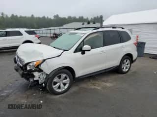 2015 Subaru Forester Premium z VIN JF2SJADC4FH802787, wystawiony jako Copart lot #80946835 z przebiegiem 82 728 mil mil oraz Szkoda całkowita • Salvage title. Historia ofert i sprzedaży dostępna na DreamBid. Obrazek 1.