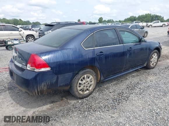 2010 Chevrolet Impala Police Police with VIN 2G1WD5EM1A1188274, listed as a IAAI auction lot 42392343 with 157,005 mi miles and . Bid and sale history available at DreamBid. Image 4.