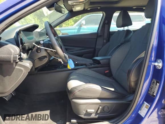 2023 Hyundai Elantra N Line with VIN KMHLR4AF6PU584206, listed as a Copart auction lot 70483975 with 36,589 mi miles and Non repairable. Bid and sale history available at DreamBid. Image 7.