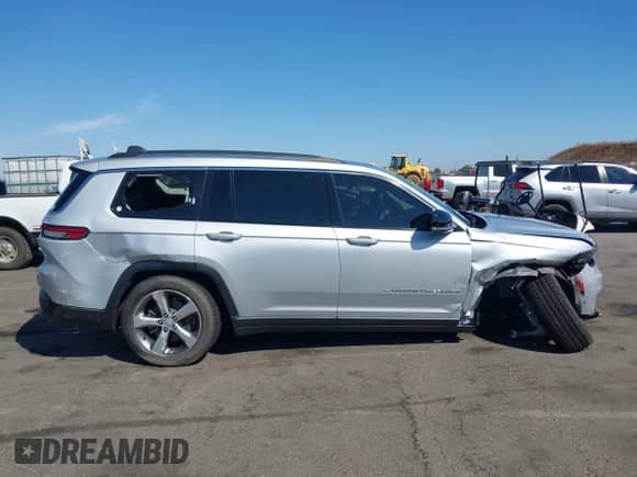 2021 Jeep Grand Cherokee Limited с VIN 1C4RJKBGXM8127758, выставлен на аукционе IAAI как лот 43133784 с пробегом 44 239 миль миль и . История ставок и продаж доступна на DreamBid. Изображение 13.