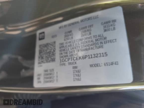 2023 Chevrolet Colorado 4WD LT с VIN 1GCPTCEK6P1132315, выставлен на аукционе IAAI как лот 42794548 с пробегом 20 333 миль миль и . История ставок и продаж доступна на DreamBid. Изображение 9.