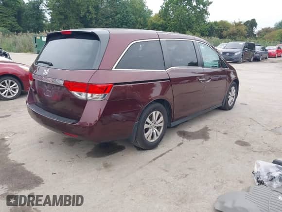 2015 Honda Odyssey EX с VIN 5FNRL5H44FB083896, выставлен на аукционе IAAI как лот 43331214 с пробегом 199 083 миль миль и . История ставок и продаж доступна на DreamBid. Изображение 4.