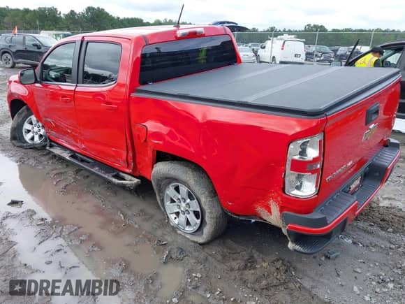 2019 Chevrolet Colorado 2WD Work Truck z VIN 1GCGSBENXK1261514, wystawiony jako IAAI lot #42902686 z przebiegiem 43 964 mil mil oraz . Historia ofert i sprzedaży dostępna na DreamBid. Obrazek 3.