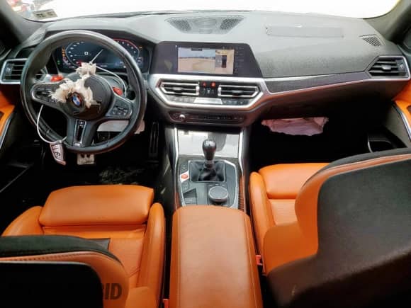 2022 BMW M3 с VIN WBS53AY00NFL69414, выставлен на аукционе Copart как лот 56753065 с пробегом 20 837 миль миль и Списание • Salvage title. История ставок и продаж доступна на DreamBid. Изображение 8.