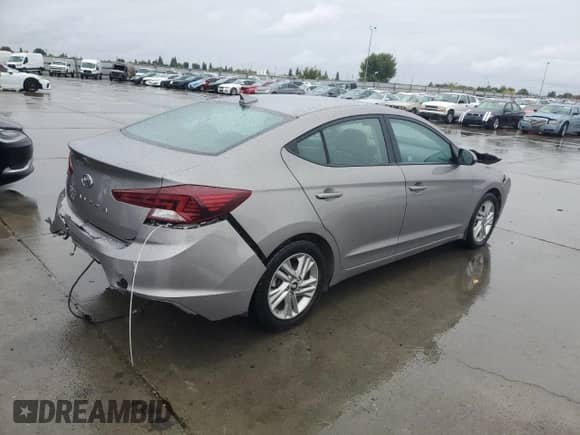 2020 Hyundai Elantra Value Edition with VIN KMHD84LF3LU942702, listed as a Copart auction lot 86124015 with 122,609 mi miles and Salvage title. Bid and sale history available at DreamBid. Image 3.