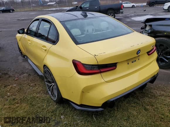 2022 BMW M3 с VIN WBS53AY01NFM30642, выставлен на аукционе Copart как лот 85710584 с пробегом Не указан миль и Списание • Salvage title. История ставок и продаж доступна на DreamBid. Изображение 2.