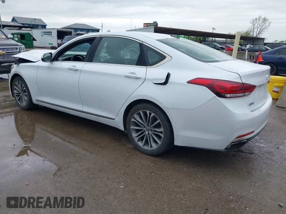 2016 Hyundai Genesis 3.8L with VIN KMHGN4JE0GU121854, listed as a IAAI auction lot 41933486 with Not provided miles and . Bid and sale history available at DreamBid. Image 3.